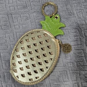 Lilly Pulitzer Gold Pineapple Coin Purse